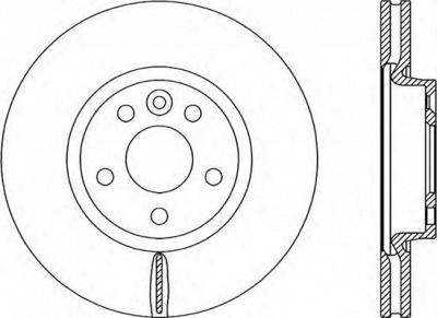 OPEN PARTS bda230420 -  Тормозной диск